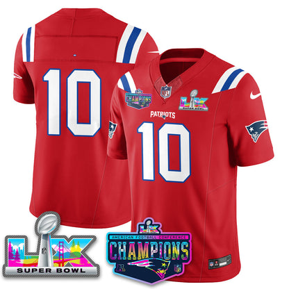 NE 2025 Vapor Jersey - AFC Champions Limited Patch - All Stitched