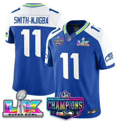 SEA 2025 Vapor Limited Jersey - NFC Champions Limited Patch - All Stitched