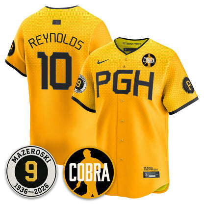 PIT Memories Vapor Limited Jersey - Bill Mazeroski Patch - All Stitched