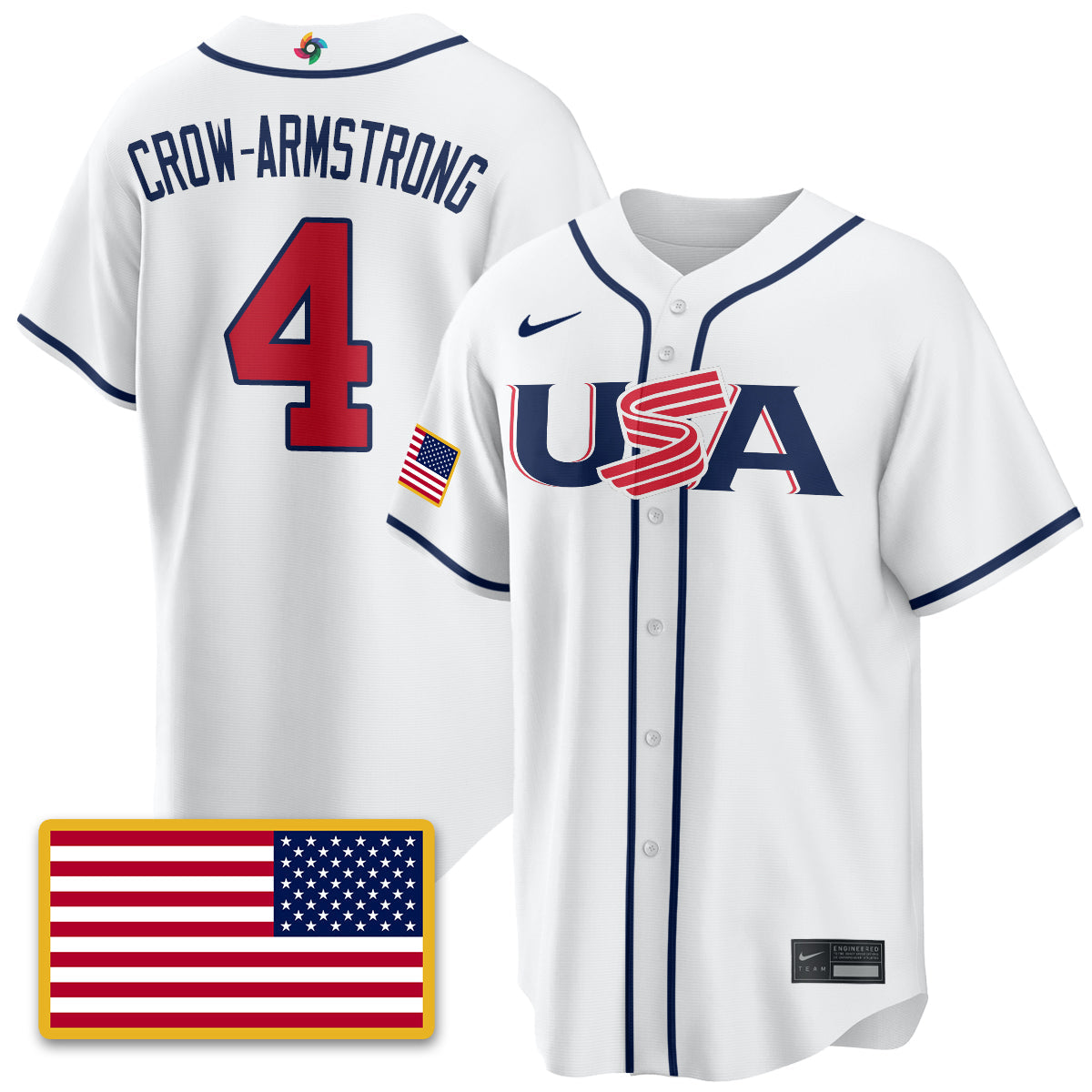 USA Baseball  2026 World Baseball Classic Limited Jersey - All Stitched