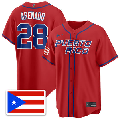 Puerto Rico Baseball 2026 World Baseball Classic Limited Jersey - All Stitched