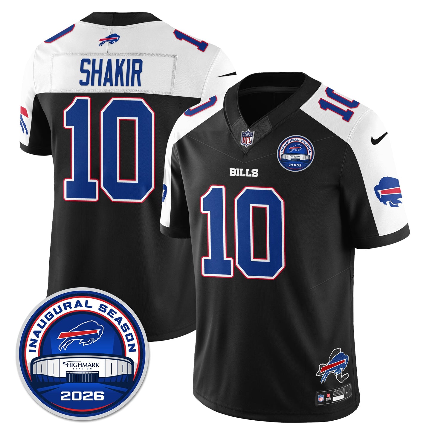 BUF 2026 Inaugural Season Patch Vapor Limited Jersey - All Stitched