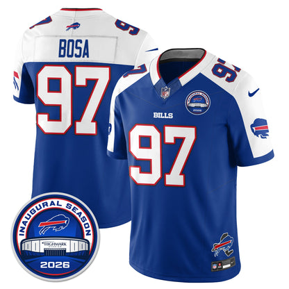 BUF 2026 Inaugural Season Patch Vapor Limited Jersey - All Stitched