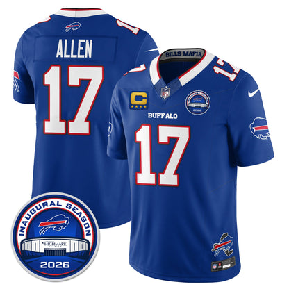 BUF 2026 Inaugural Season Patch Vapor Limited Jersey - All Stitched