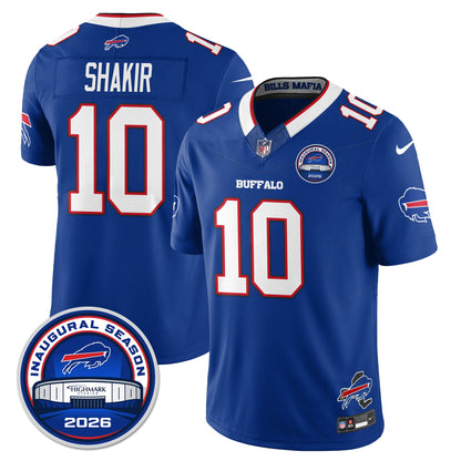 BUF 2026 Inaugural Season Patch Vapor Limited Jersey - All Stitched