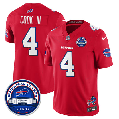 BUF 2026 Inaugural Season Patch Vapor Limited Jersey - All Stitched