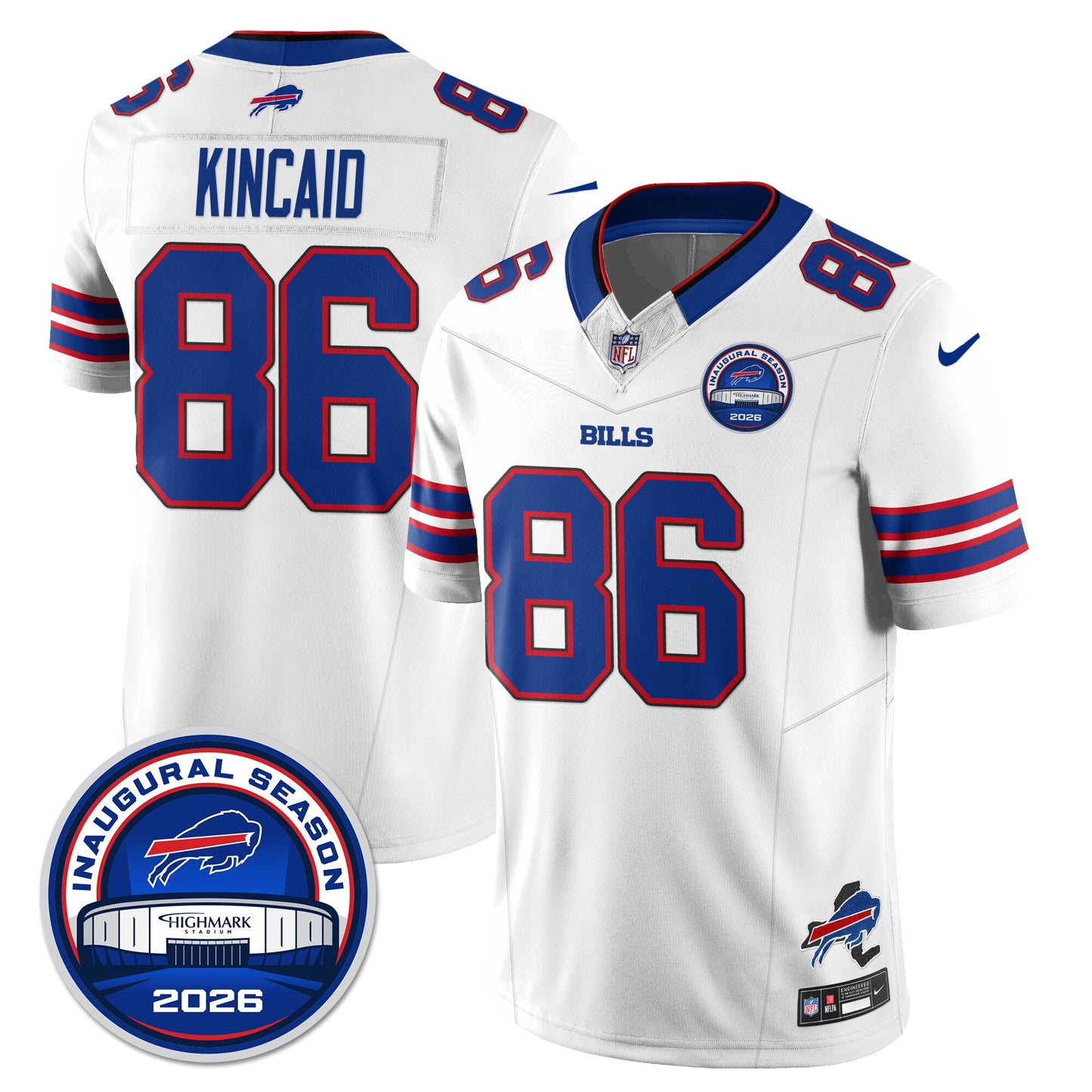 BUF 2026 Inaugural Season Patch Vapor Limited Jersey - All Stitched