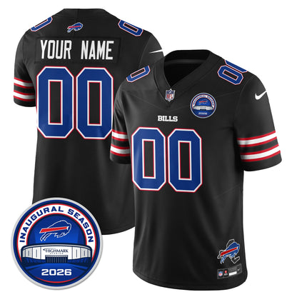 BUF 2026 Inaugural Season Patch Vapor Limited Custom Jersey - All Stitched