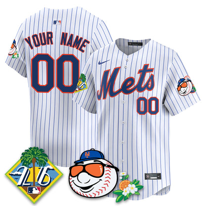 Custom NYM 2026 Spring Training Vapor Limited Jersey - All Stitched
