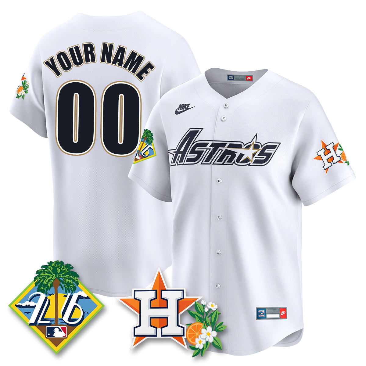 HOU 2026 Spring Training Vapor Limited Custom Jersey - All Stitched