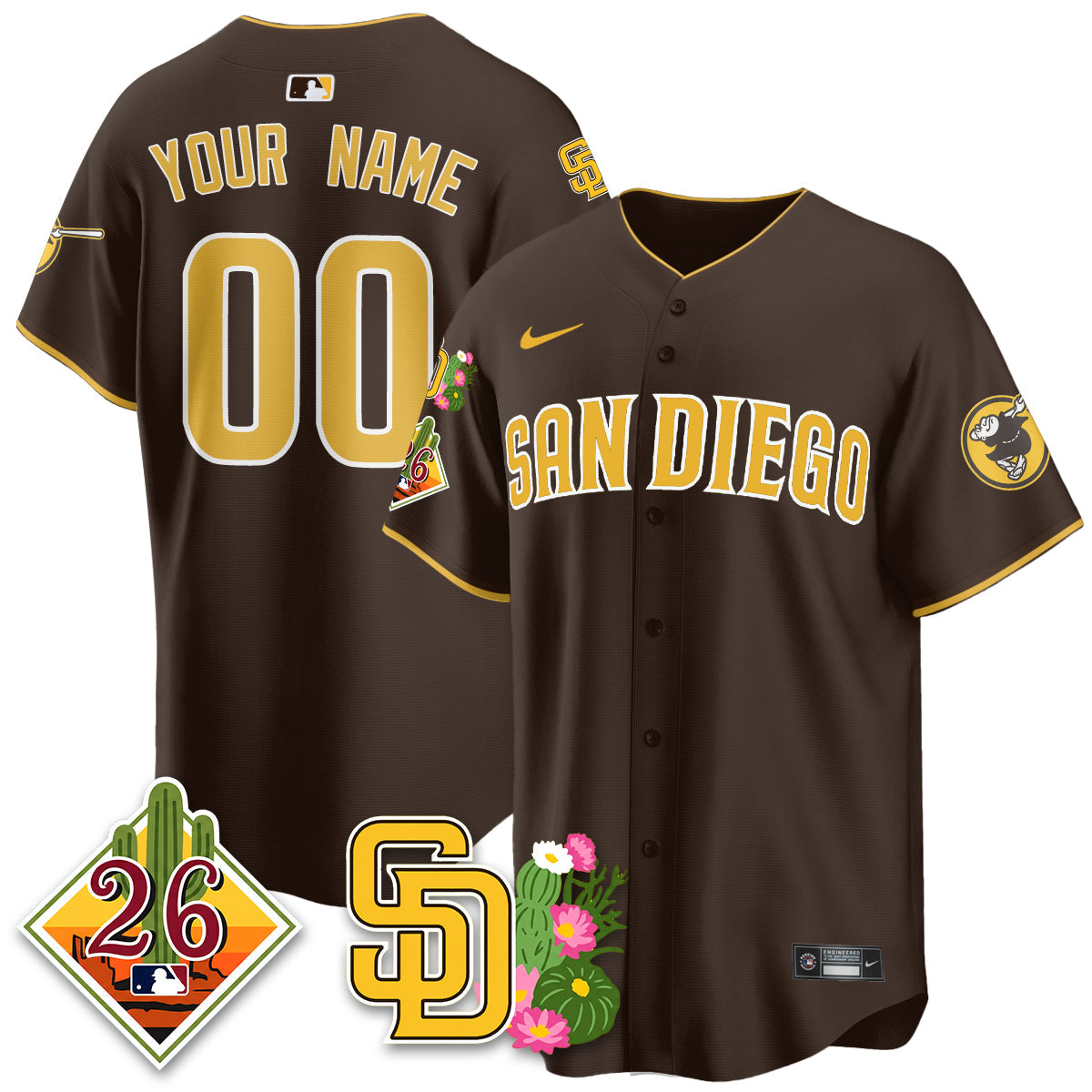 SD 2026 Spring Training Vapor Limited Jersey - All Stitched
