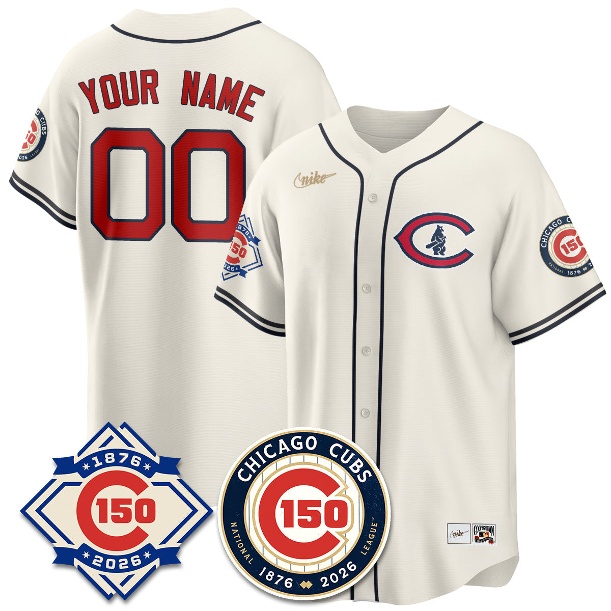 Custom CHC Throwback Vapor Limited Jersey - 150th Anniversary - All Stitched