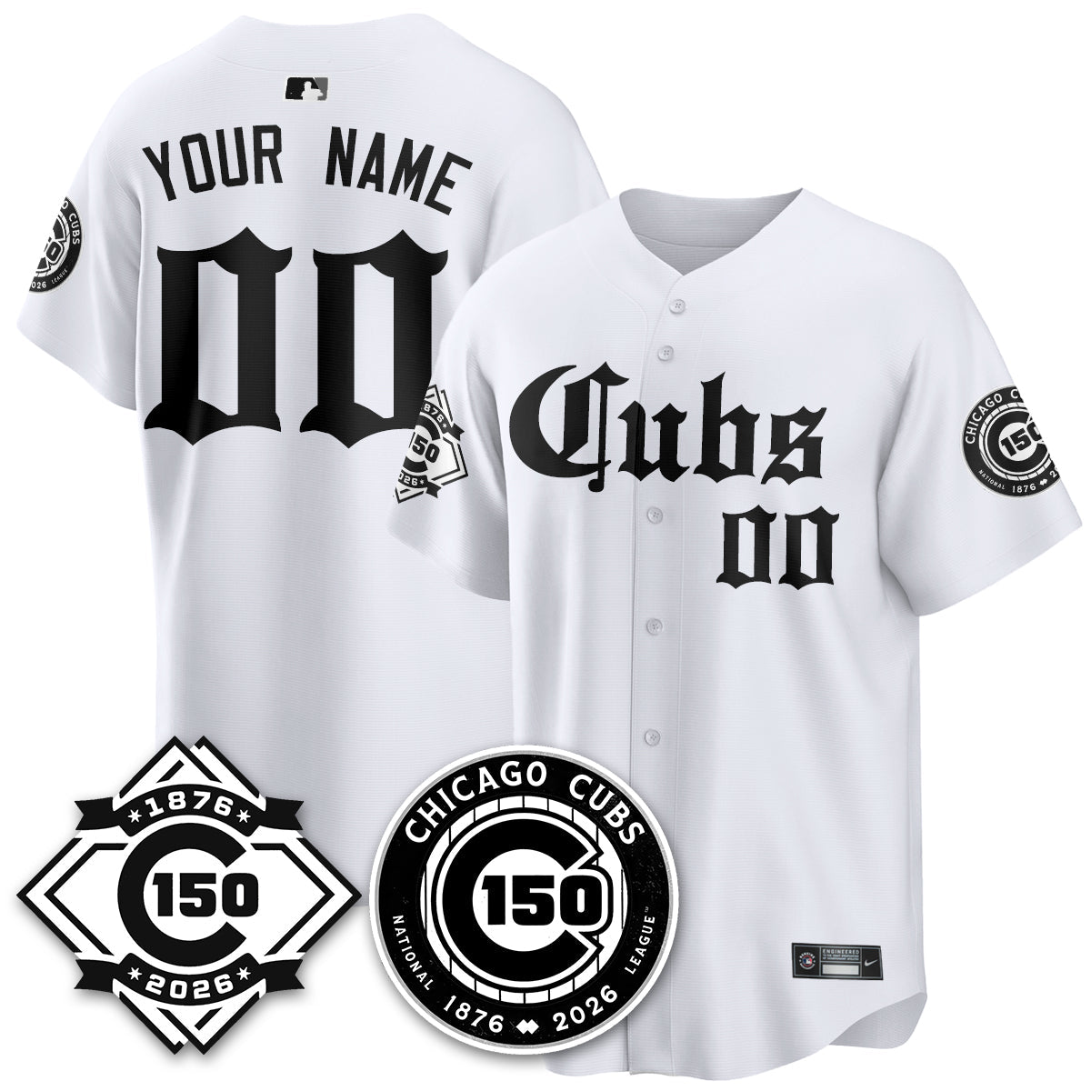 Custom CHC Gothic Vapor Limited Jersey - 150th Anniversary - All Stitched