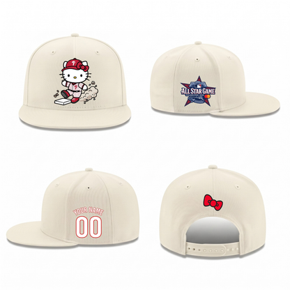 PHI x Meow KT Personalized Snapback Cap - Printed