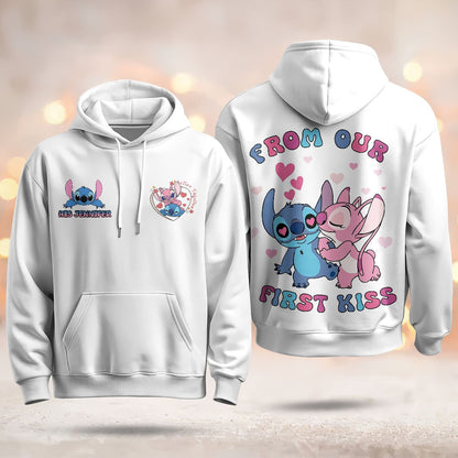 Best Gift For Couple Custom Printed Fleece Hoodie - 412MCTLFH010