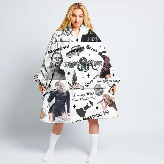 Taylor Swift Reputation Blanket Hoodie - HL120808