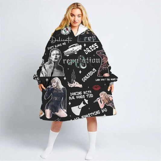 Taylor Swift Reputation Blanket Hoodie - HL130804