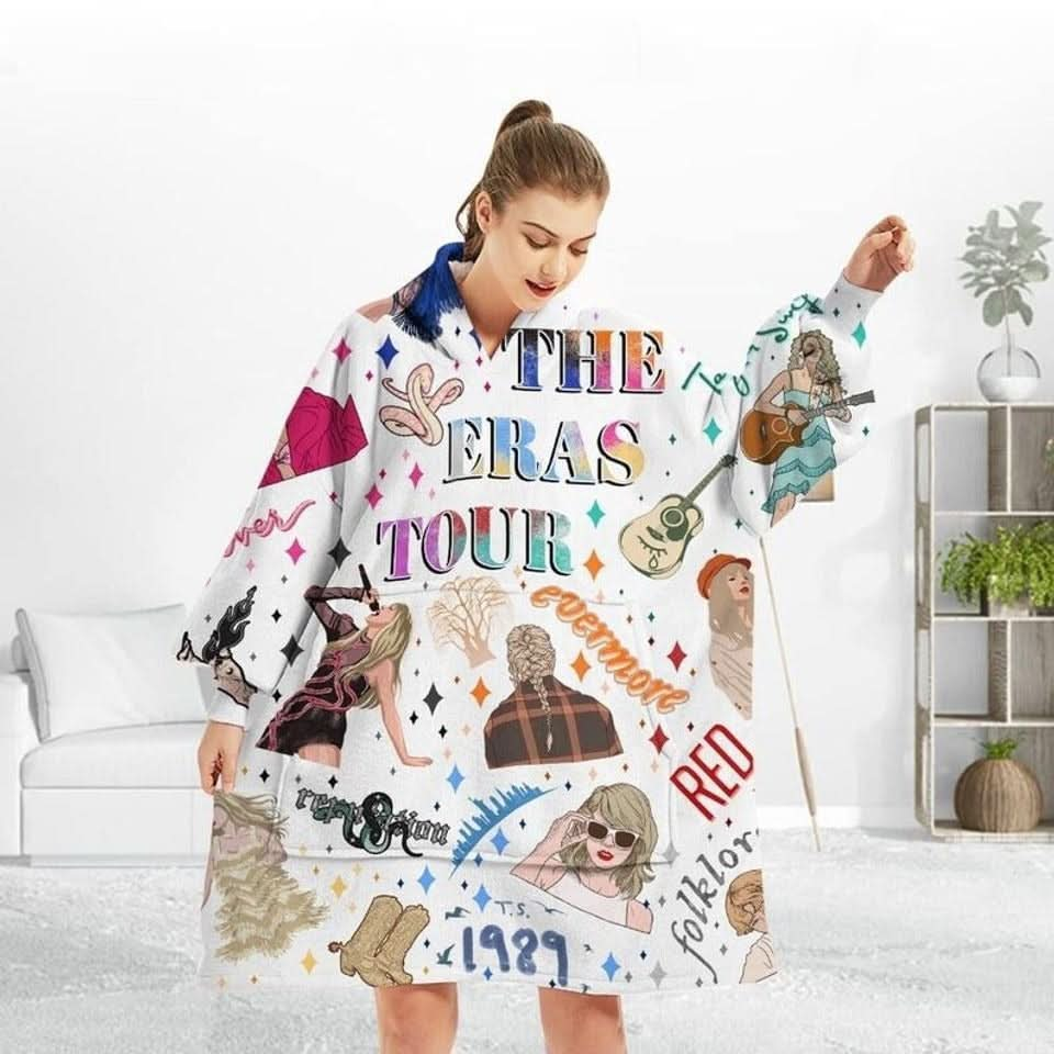 Taylor Swift The Era Tour Blanket Hoodie - HL120811