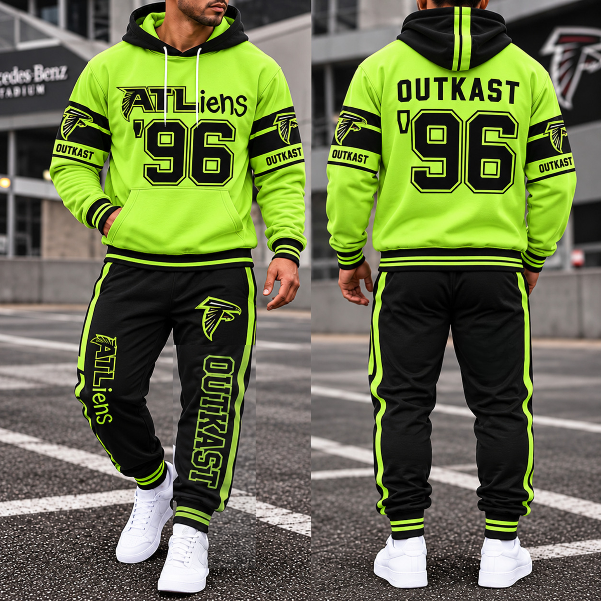 ATL 30th Anniversary ATLiens  Hoodie Pants Set - Printed