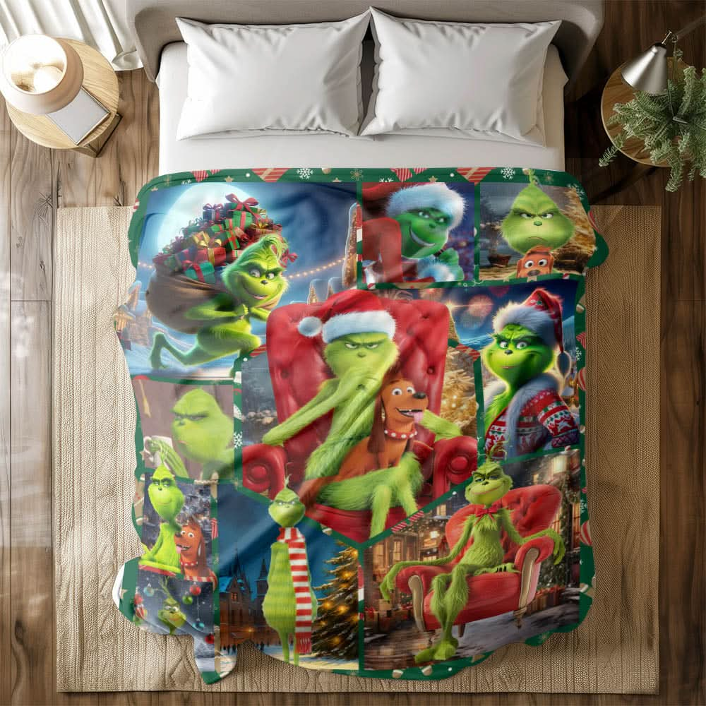 Grinch Blanket - 410HLTLBL008