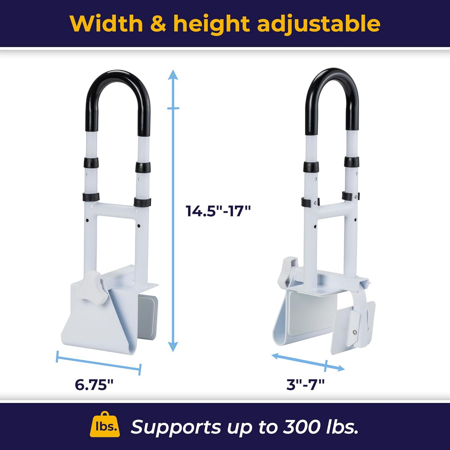 Adjustable Bathtub Grab Safety Bar