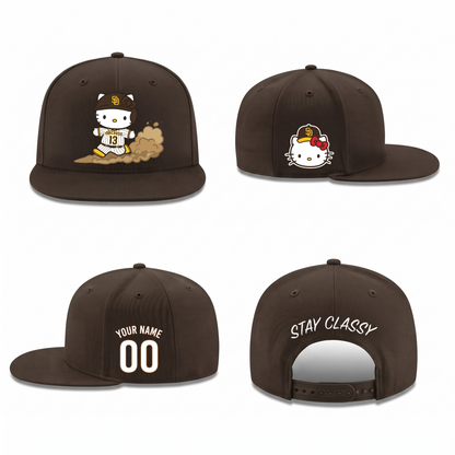 SD x Meow KT Personalized Snapback Cap - Printed