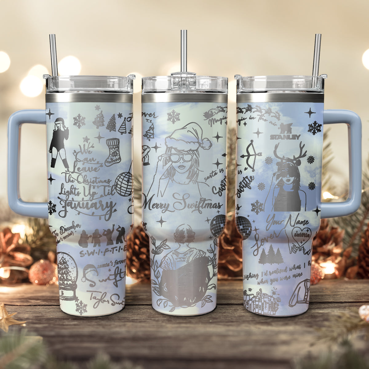 Custom Christmas TS, Gift 40oz Tumbler - 410QA-TB056