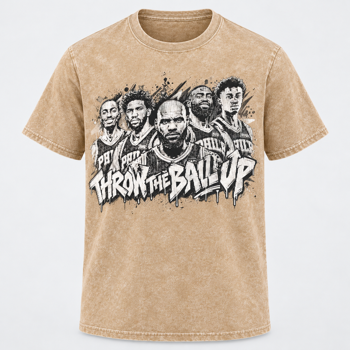 PHI Superteam Washed T-Shirt - Printed