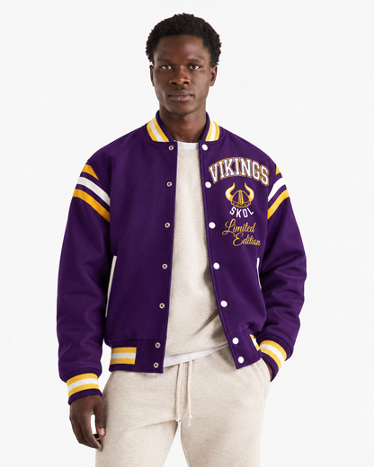 MIN Skol Club Limited Edition Varsity Jacket - Printed