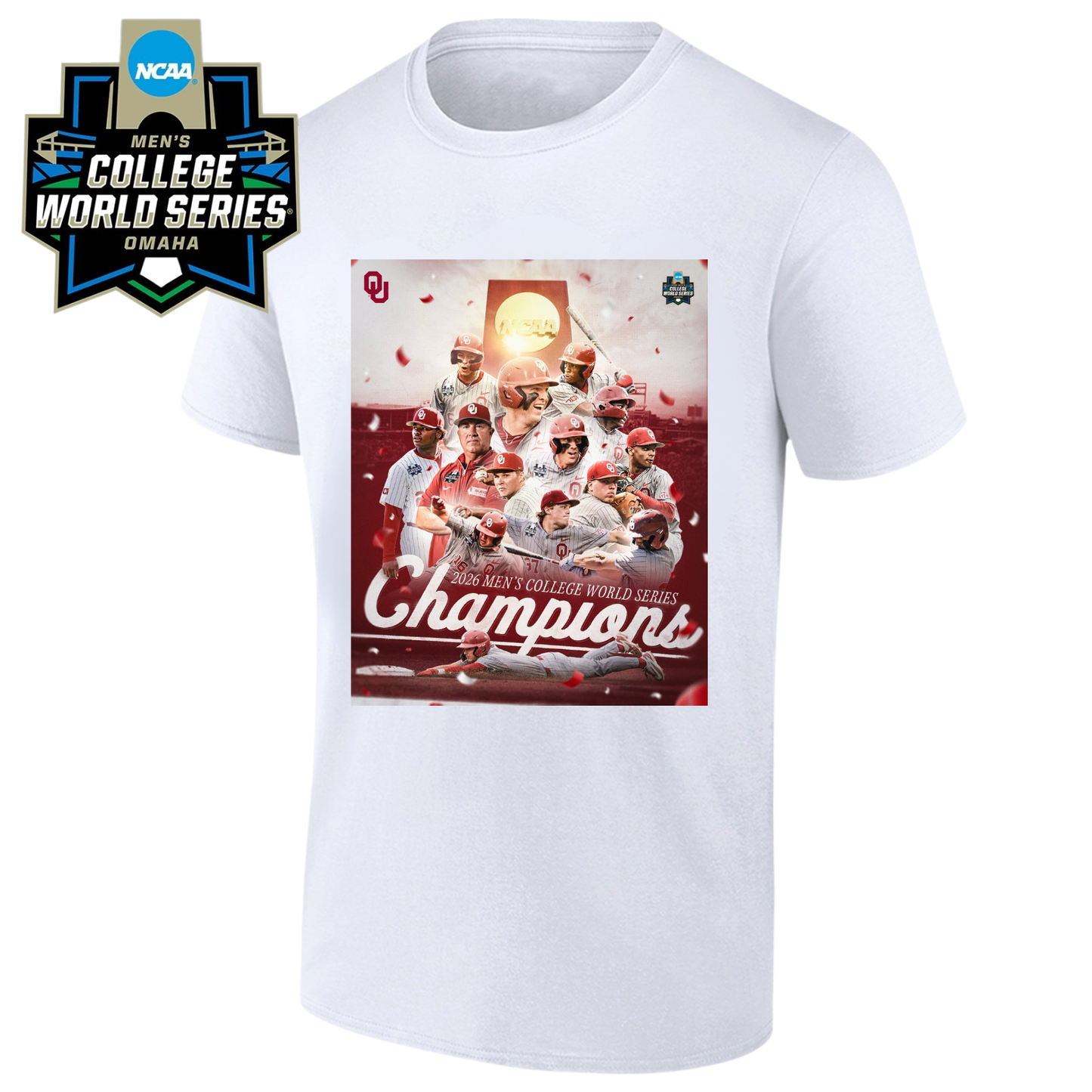 OU 2026 NCAA Men’s Baseball National Champions One Side T-Shirt V3