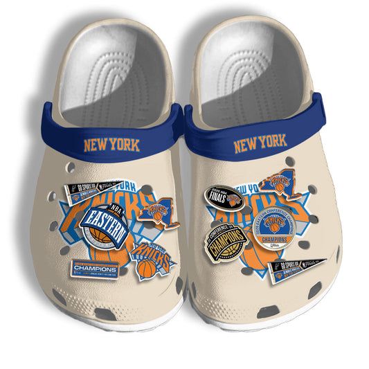 NYK 2026 NBA Finals Clogs Cream - Charms Gift Set