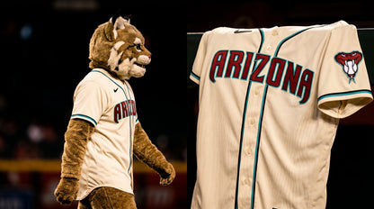 Diamondbacks Baxter The Bobcat Patch Vapor Premier Limited Jersey - All Stitched