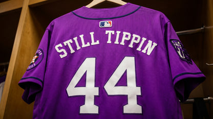 HOU DJ Screw Still Tippin Purple Patch Vapor Premier Limited Jersey - Stitched