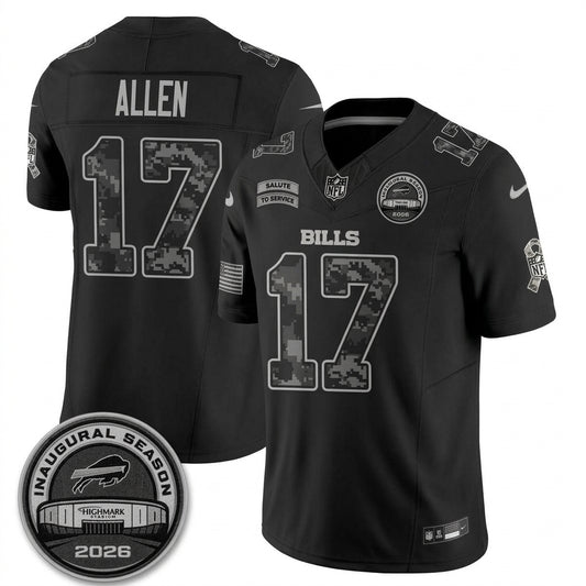 BUF 2026 Salute to Service Edition Vapor Jersey V6- Stitched