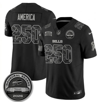BUF 2026 Salute to Service Edition Vapor Jersey V6- Stitched