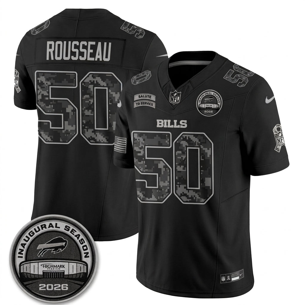 BUF 2026 Salute to Service Edition Vapor Jersey V6- Stitched
