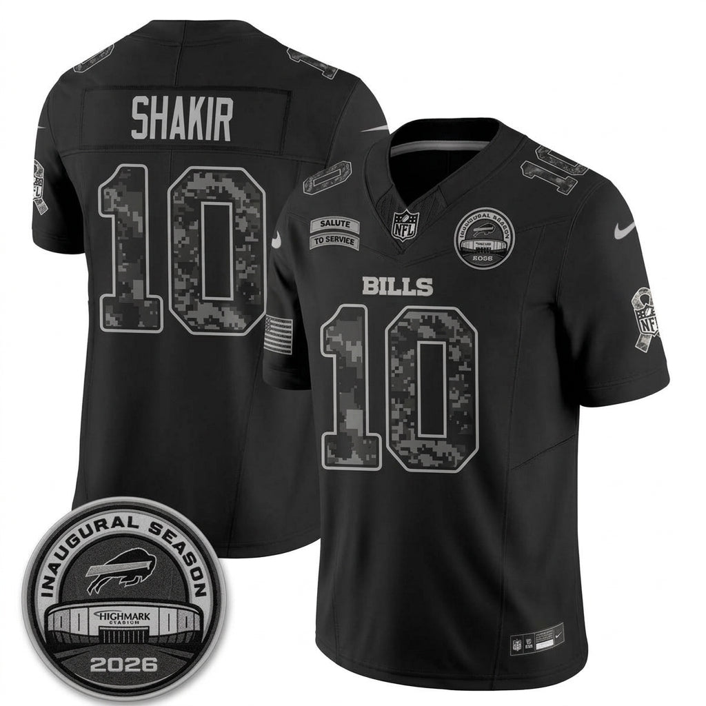 BUF 2026 Salute to Service Edition Vapor Jersey V6- Stitched