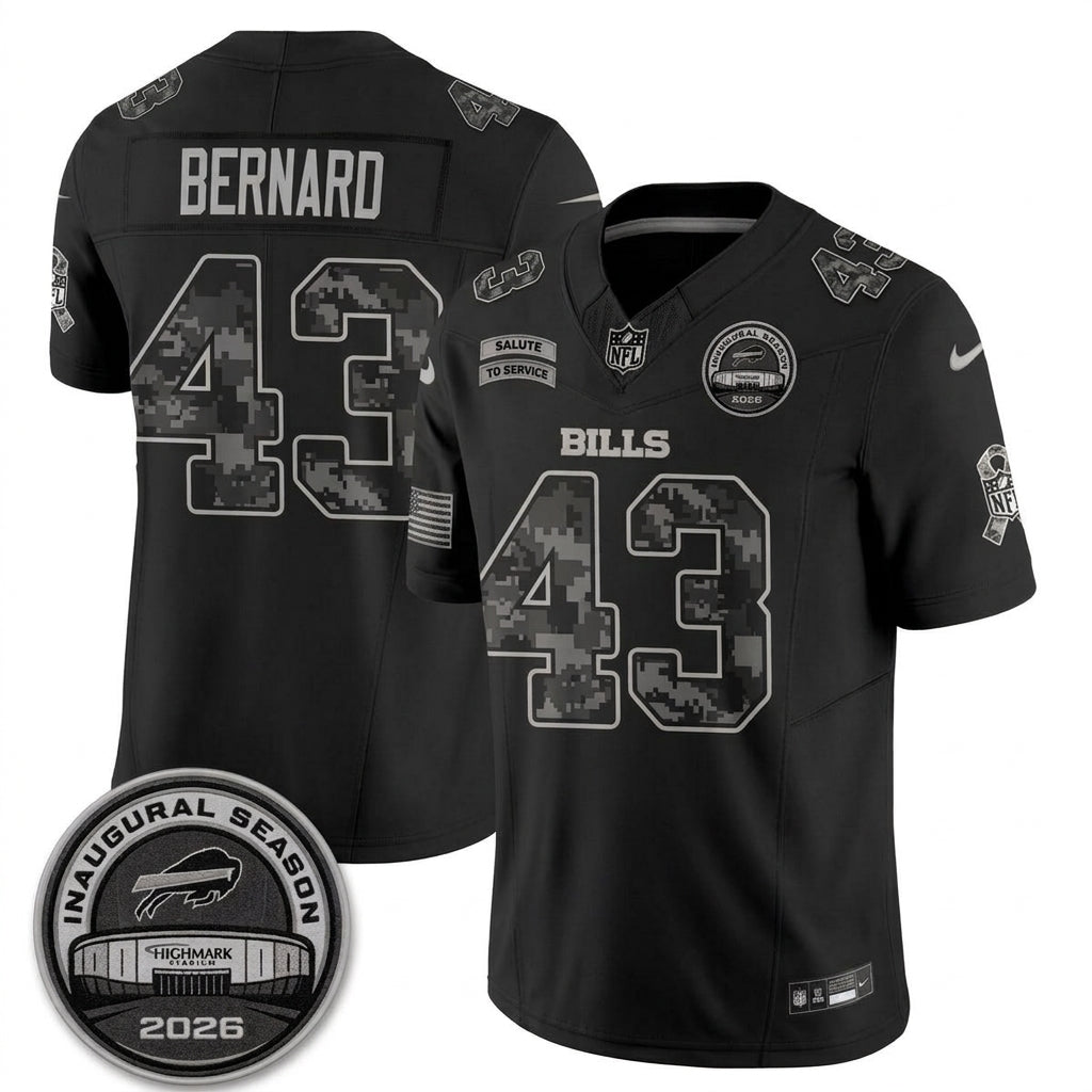 BUF 2026 Salute to Service Edition Vapor Jersey V6- Stitched