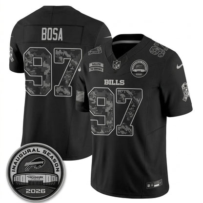 BUF 2026 Salute to Service Edition Vapor Jersey V6- Stitched