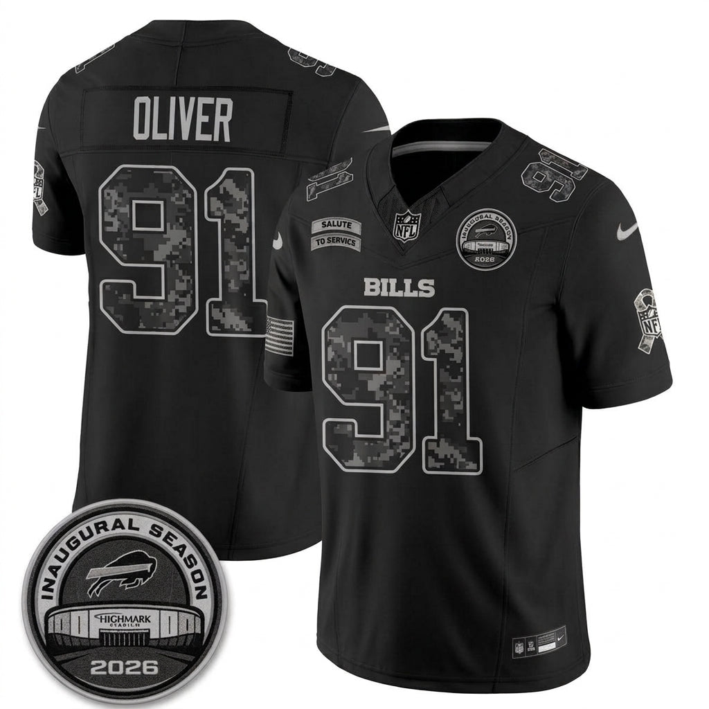 BUF 2026 Salute to Service Edition Vapor Jersey V6- Stitched