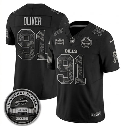 BUF 2026 Salute to Service Edition Vapor Jersey V6- Stitched