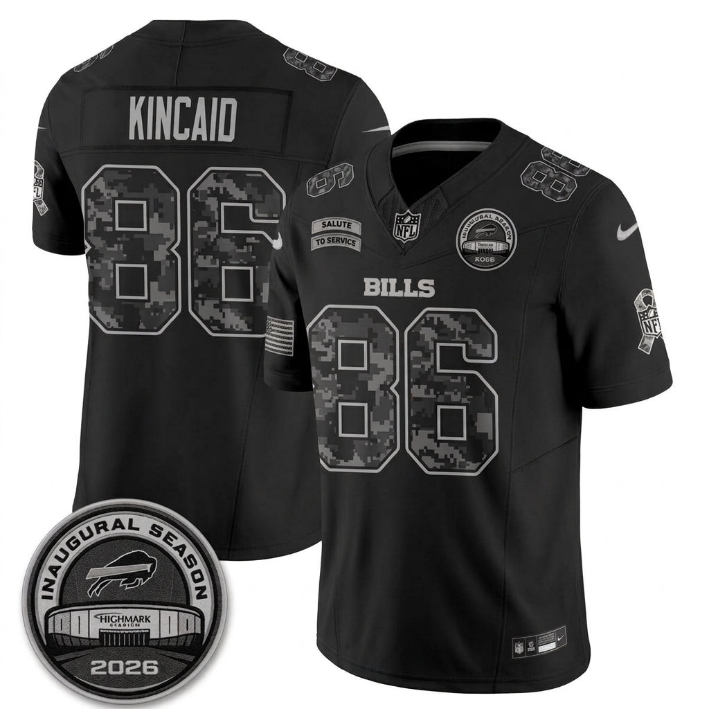 BUF 2026 Salute to Service Edition Vapor Jersey V6- Stitched