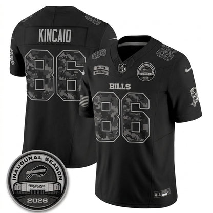 BUF 2026 Salute to Service Edition Vapor Jersey V6- Stitched