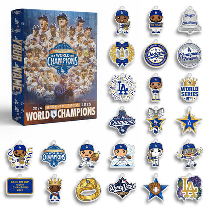 Personalized LAD 2025 World Series Champions Advent Calendar