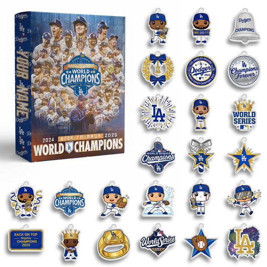 Personalized LAD 2025 World Series Champions Advent Calendar