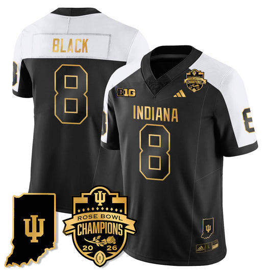 Indiana H Vapor Limited Football Gold Jersey - Rose Bowl Champions - Stitched