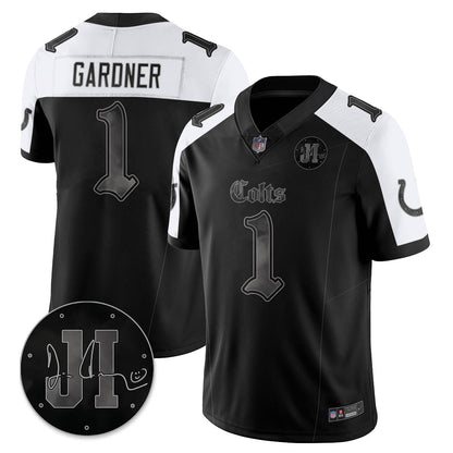 IND 'Dark Gothic' Vapor Limited Jersey - Jim Irsay Patch - All Stitched