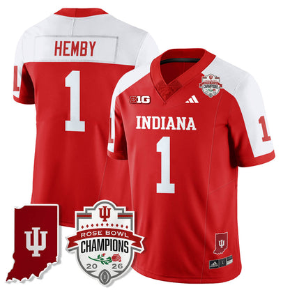 Indiana H Vapor Limited Football Jersey - Rose Bowl Champions - All Stitched