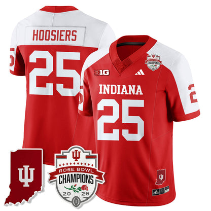 Indiana H Vapor Limited Football Jersey - Rose Bowl Champions - All Stitched