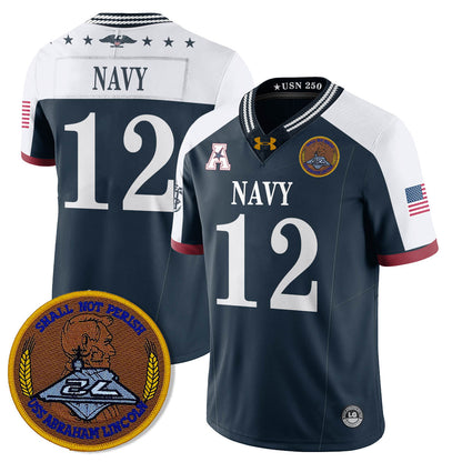 Navy MID Honoring the 250th Anniversary of the United States Navy Jersey - All Stitched